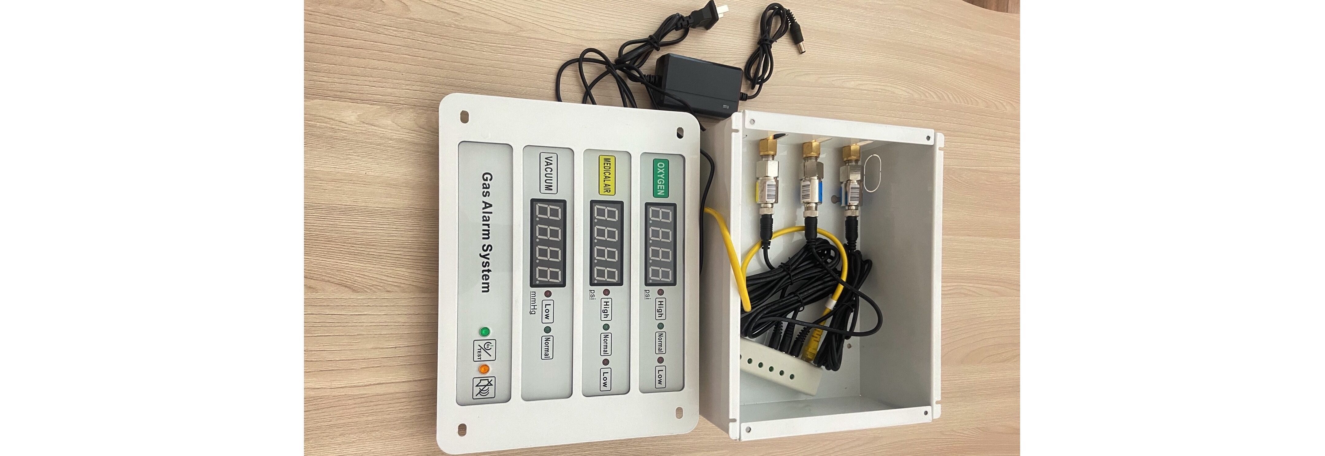 Oxygen Air & Vac Digital Hospital Gas Alarm System Unit_เครื่องเตือนแรงดันการจ่ายก๊าซทางการแพทย์แบบ 