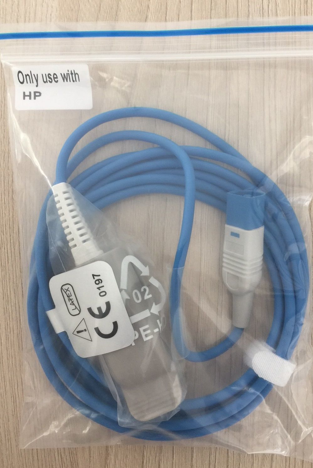 Compatible Spo2 Adult cable Philips M1196A_สายเคเบิ้ลวัดออกซิเจนในเลือด สำหรับ ผู้ใหญ่เครื่องมอนิเตอร์ Philips