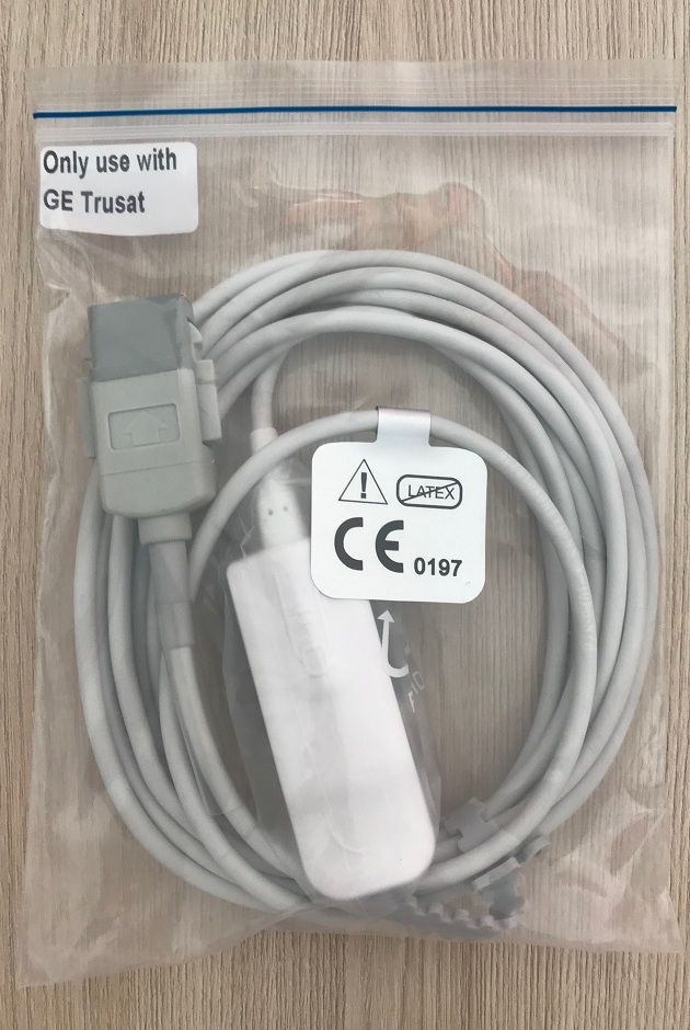 Spo2 Adult probe Adult cable for Ohmeda Ge Trusat_สายแซทโพรบขนาดผู้ใหญ่สำหรับเเครื่องวัดเปอร์เซนต์ออกซิเจน จีอี ทรูแซท