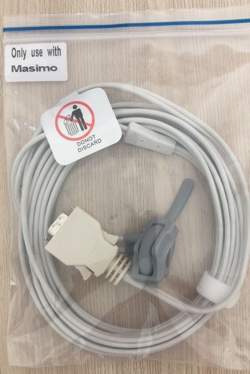 Spo2 Neonate wrap sensor cable for Masimo Oximax 14 Pins_สายแซทวัด Spo2 สำหรับทารกแบบมาซิโม 14 พิน