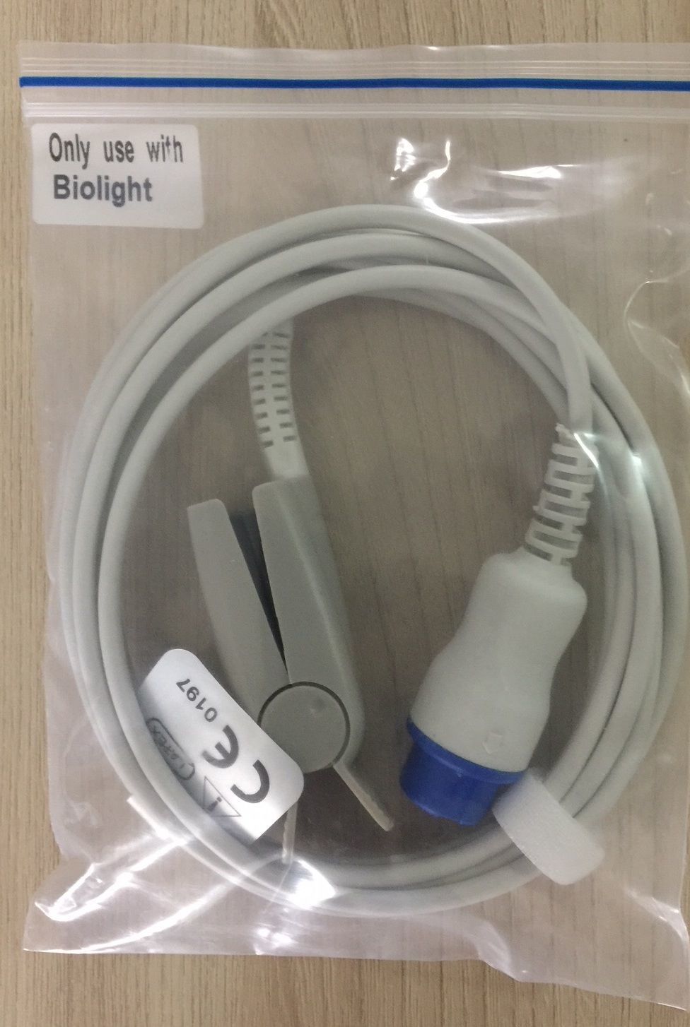 SPO2 Adult cable for Biolight BLT V6_สายวัดแซทเปอร์เซ็นต์ออกซิเจนในเลือด BLT V6
