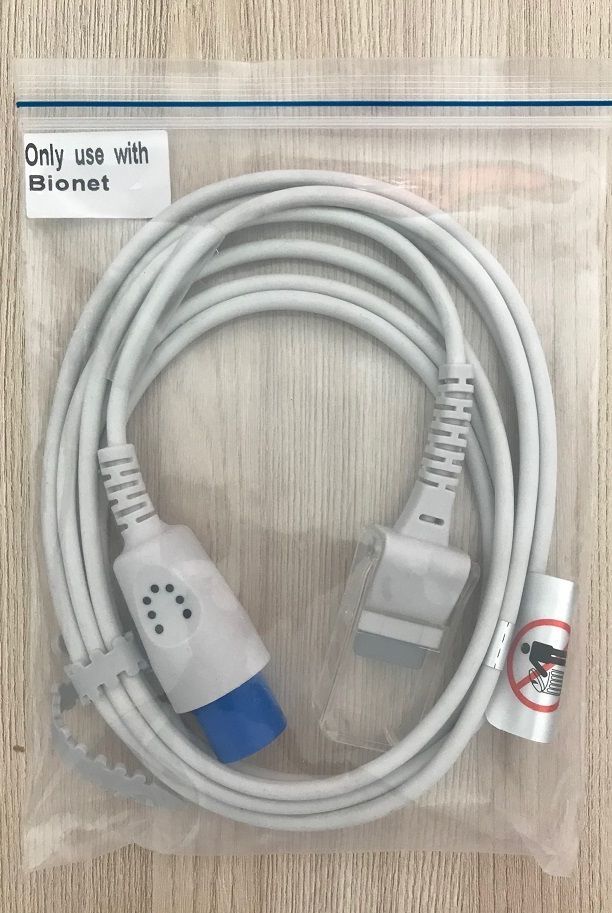 Spo2 extension cable for Biolight BLT M9500_สายเคเบิ้ลข้อต่อสายโพรบวัดออกซิเจนปลายนิ้วเครื่องมอนิเตอร์ BLT Biolight M9500