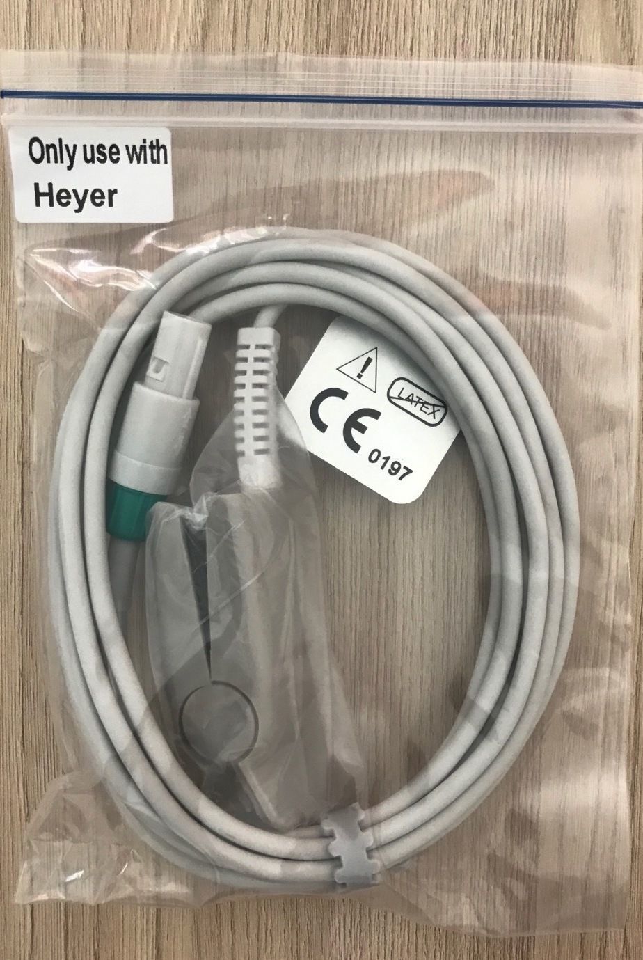 Spo2 Adult cable for Heyer Scalis_สายออกซิเจนแซทโพรบสำหรับเครื่อง Heyer รุ่น Scalis