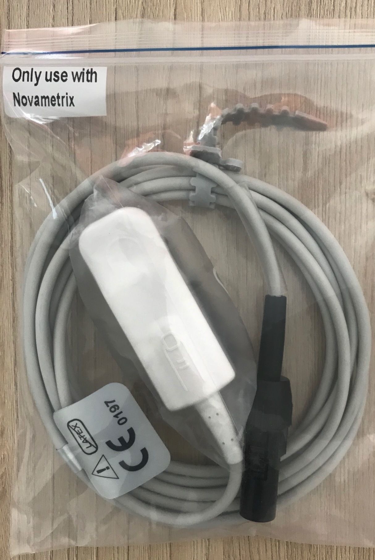 Spo2 Sensor Spo2 Probe cable for Novametrix_สายฉซทเซนเซอร์หนีบนิ้ววัดเปอร์เซ็นต์ออกซิเจนในเลือดเครื่องโนวาเมตริกซ์
