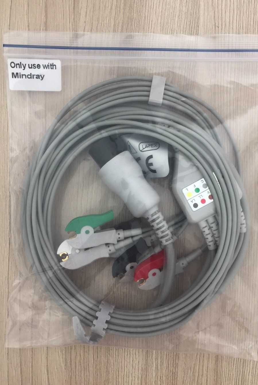 ECG 5 Lead wires cable for Monitor Mindray_สายอีซีจีเคเบิ้ลแบบ 5 ลีด สำหรับเครื่องมอนิเตอร์ มายด์เรย์ Mindray