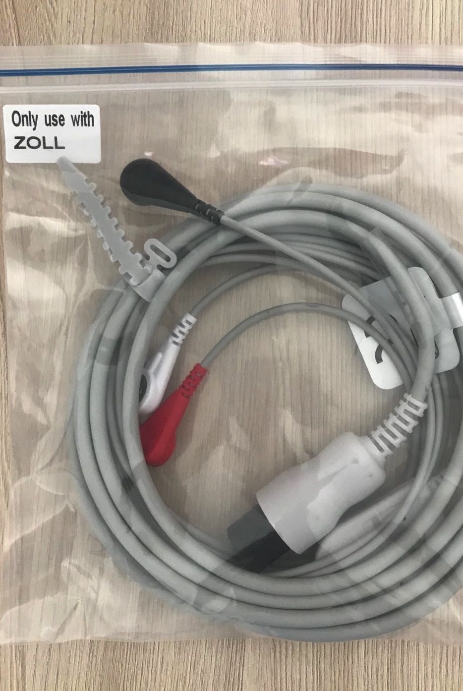 ECG Cable ECG Probe for Defibrillator Zoll_สายอีซีจีเคเบิ้ลสำหรับเครื่องกระตุกไฟฟ้าหัวใจดีฟิบรอลเลเตอร์ Zoll