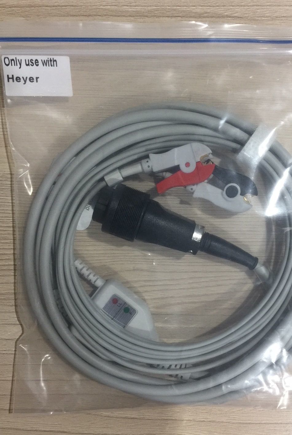 ECG single piece cable for patient monitor Heyer Vizor 15_สายอีซีจีเคเบิ้ลสำหรับเครื่องมอนิเตอร์ผู้ป่วย Heyer Vizor 15