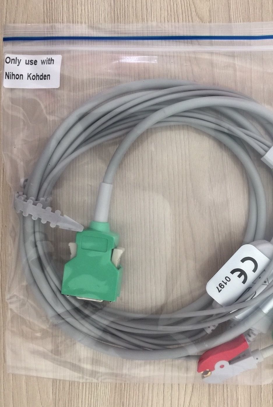 ECG single cable for Patient Monitor Nihon Kohden OPV-1500 Lifescope N_สายอีซีจีเคเบิ้ลเครื่องมอนิเตอร์สัญญาณชีพนิฮอน Nihon