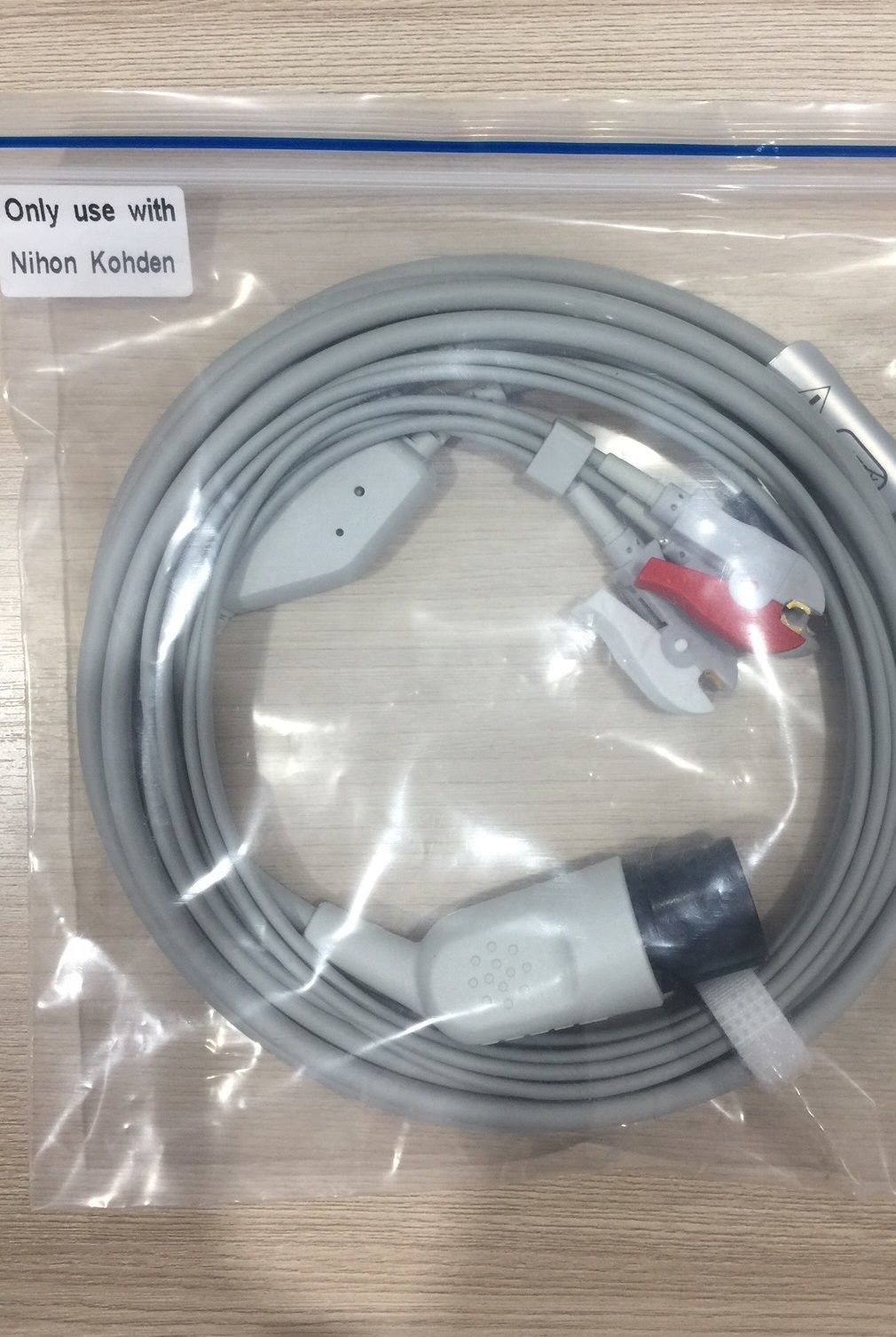 ECG lead wire with trunk cable for Nihon Kohden_สายเคเบิ้ลอีซีจีสำหรับเครื่องมอนิเตอร์ Nihon Kohden รุ่นเก่า