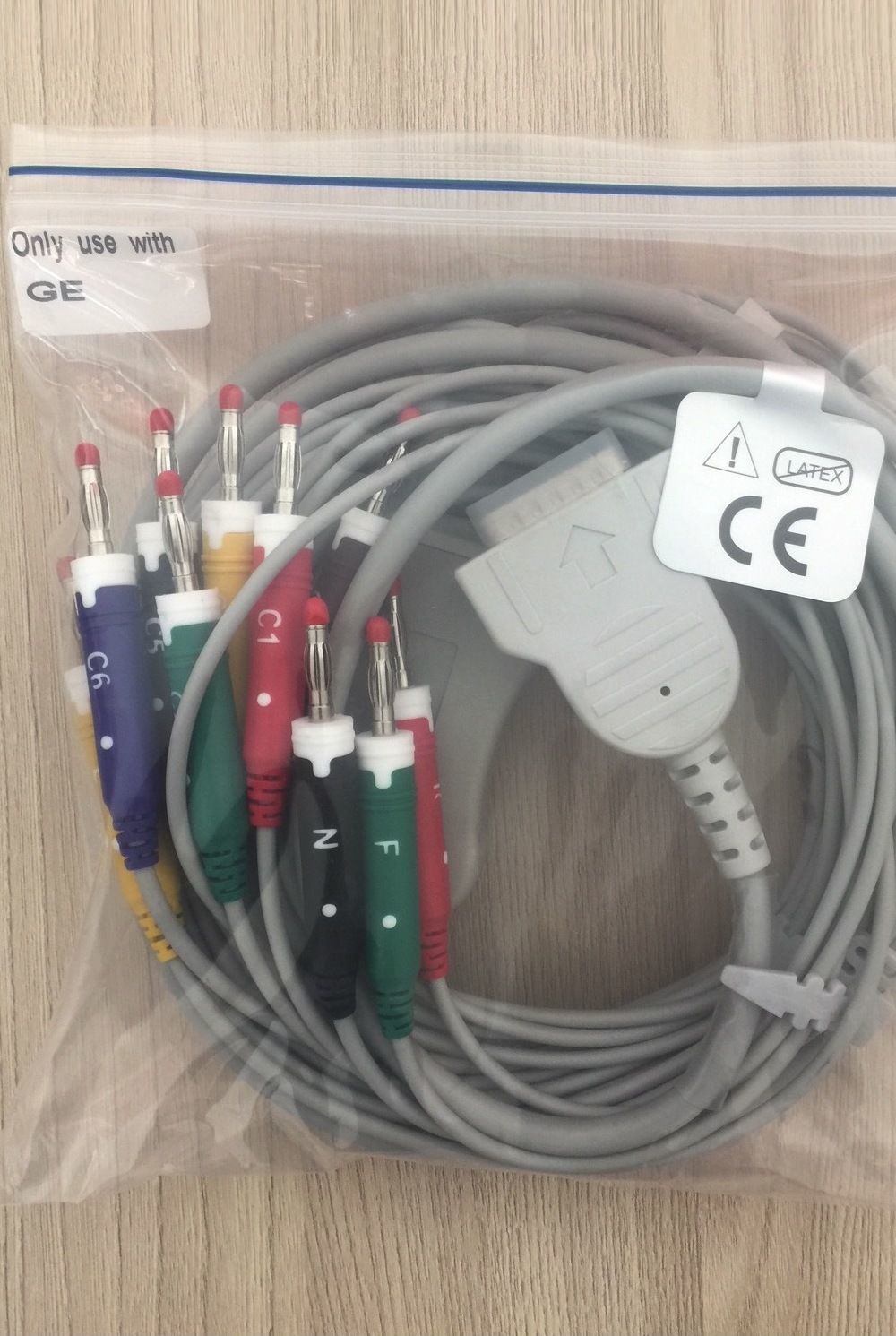 EKG Cable for  GE Mac1200st_สายหลีดอีเคจี เครื่อง GE Mac1200st