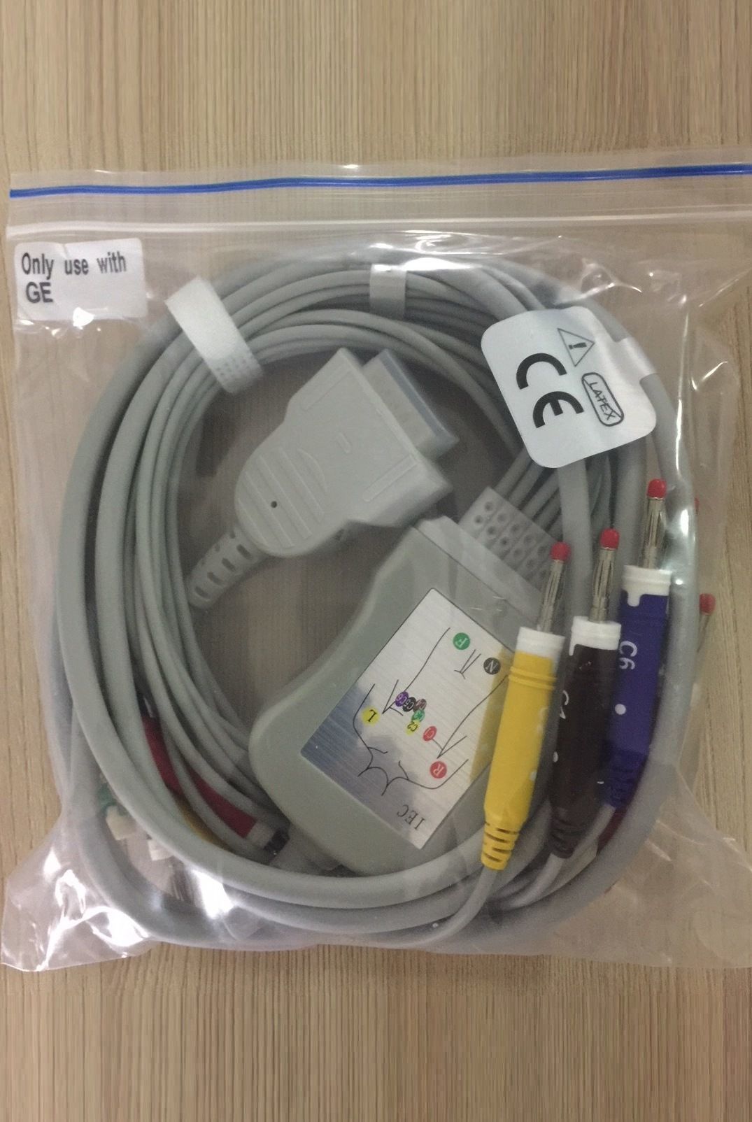 EKG Cable for GE Mac-1200_สายอีเคจีสำหรับเครื่องวัดบันทึกคลื่นไฟฟ้าหัวใจ GE Mac