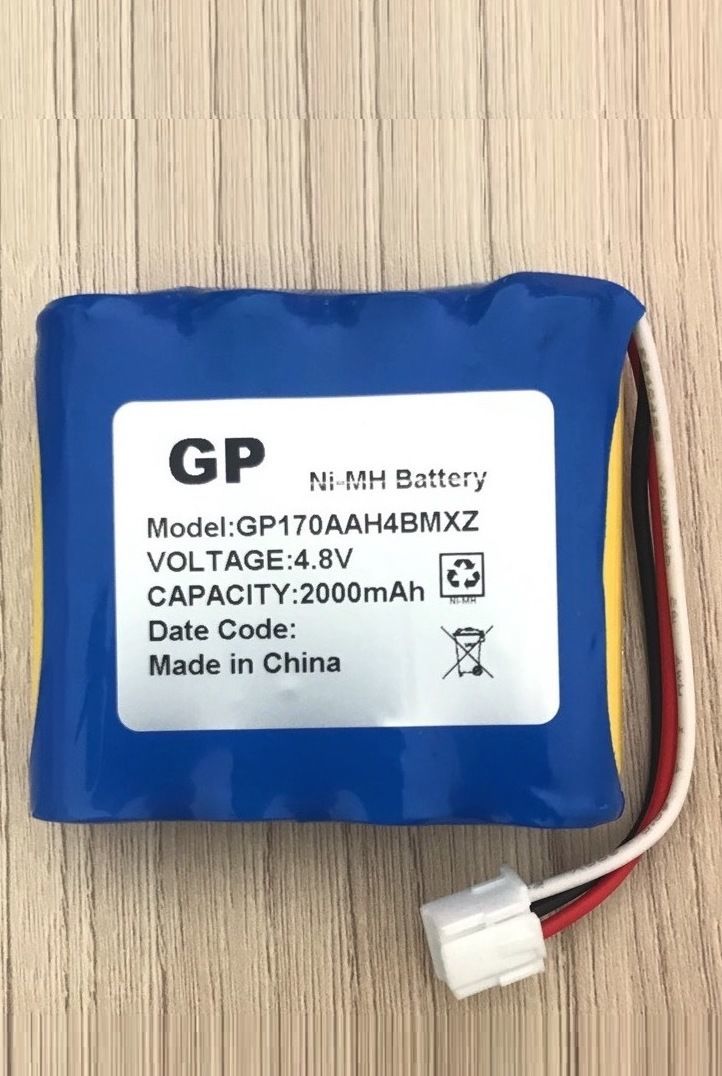Battery pack Ni-MH 4.8V 2,000 mAh GP170AAH4BMXZ_แบตเตอรี่เครื่องมือแพทย์ GP170AAH4BMXZ ขนาด 4.8 โวลต์