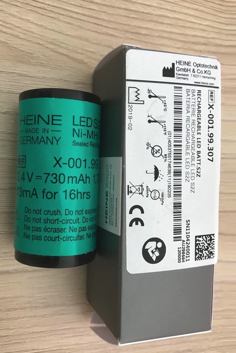 HEINE LED Battery X-001.99.307 NiMH 2.4V 730 mAh_แบตเตอรี่เครื่องส่องตรวจผู้ป่วย Heine LED X-001.99.307