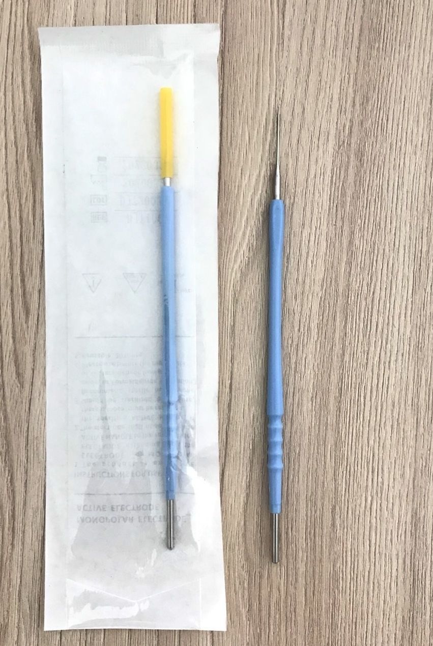 ESU Pencil Long needle tip electrode Cautery long needle electrode tip_ปลายด้ามจี้อิเล็กโทรดด้ามจี้โมโนโพล่าร์แบบปลายแหลมยาว