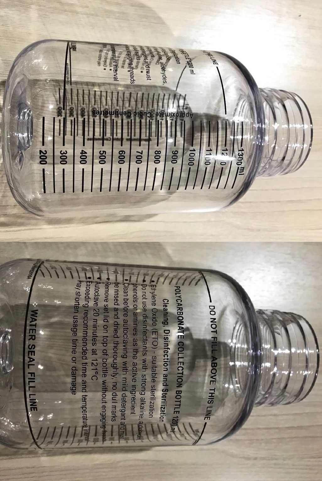 Suction Bottle Suction Container Suction Jar 1.5 L_ขวดดูดเสมหะผู้ป่วยขนาด 1.5 ลิตร ขวดซักชั่น ขนาด 1.5 ลิตร