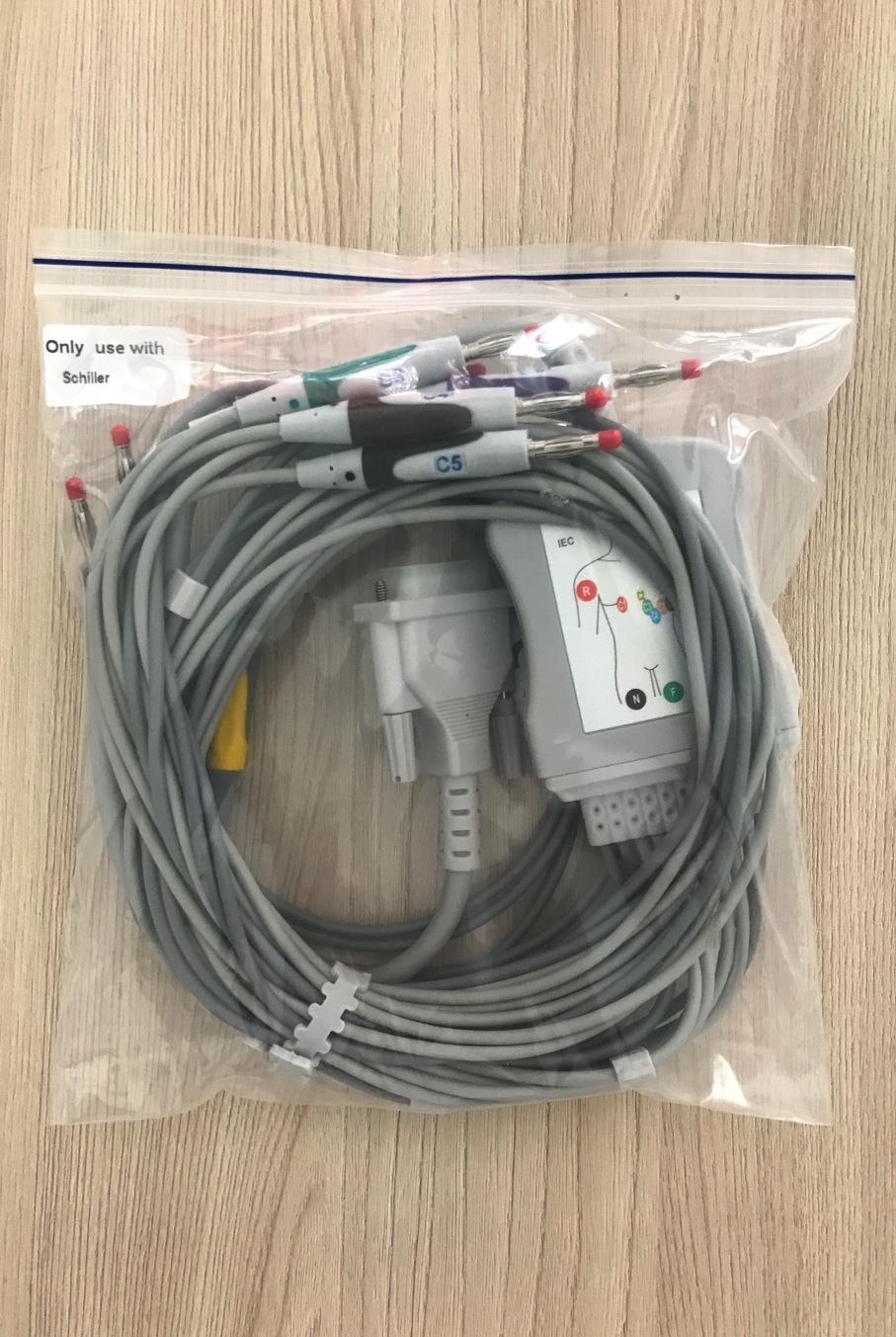 EKG Cable for EKG Recorder Unit Schiller_สายอีเคจีเคเบิ้ลสำหรับเครื่องวัดบันทึกค่าคลื่นไฟฟ้าหัวใจ Schiller