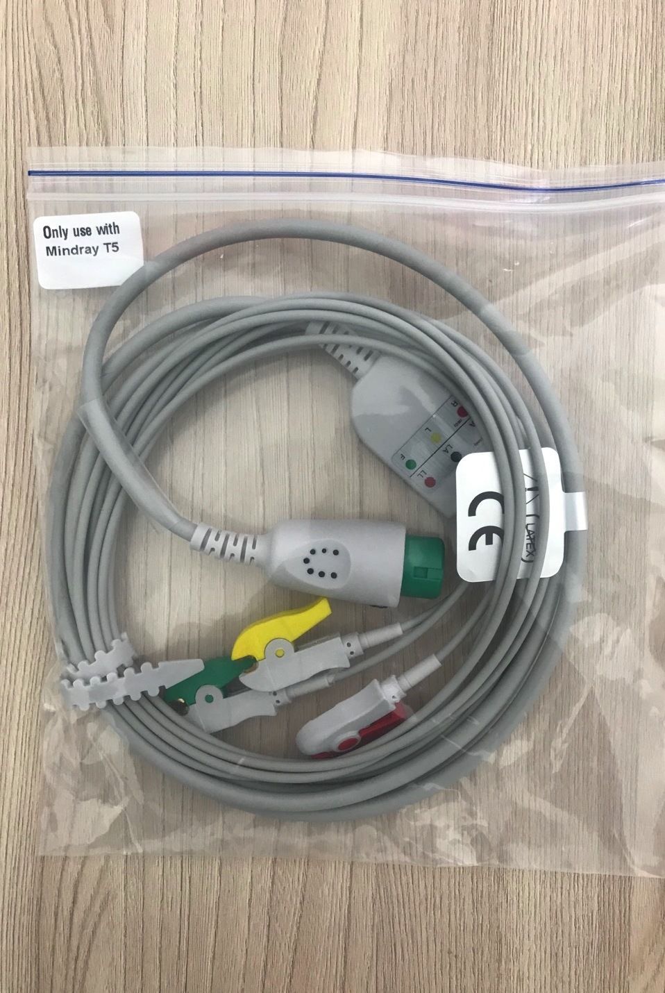 ECG 3 lead cable for Patient Monitor Mindray T5 & Umec_สายอีซีจีเคเบิ้ลสำหรับเครื่องมอนิเตอร์ผู้ป่วย Mindray T5 และ Umec