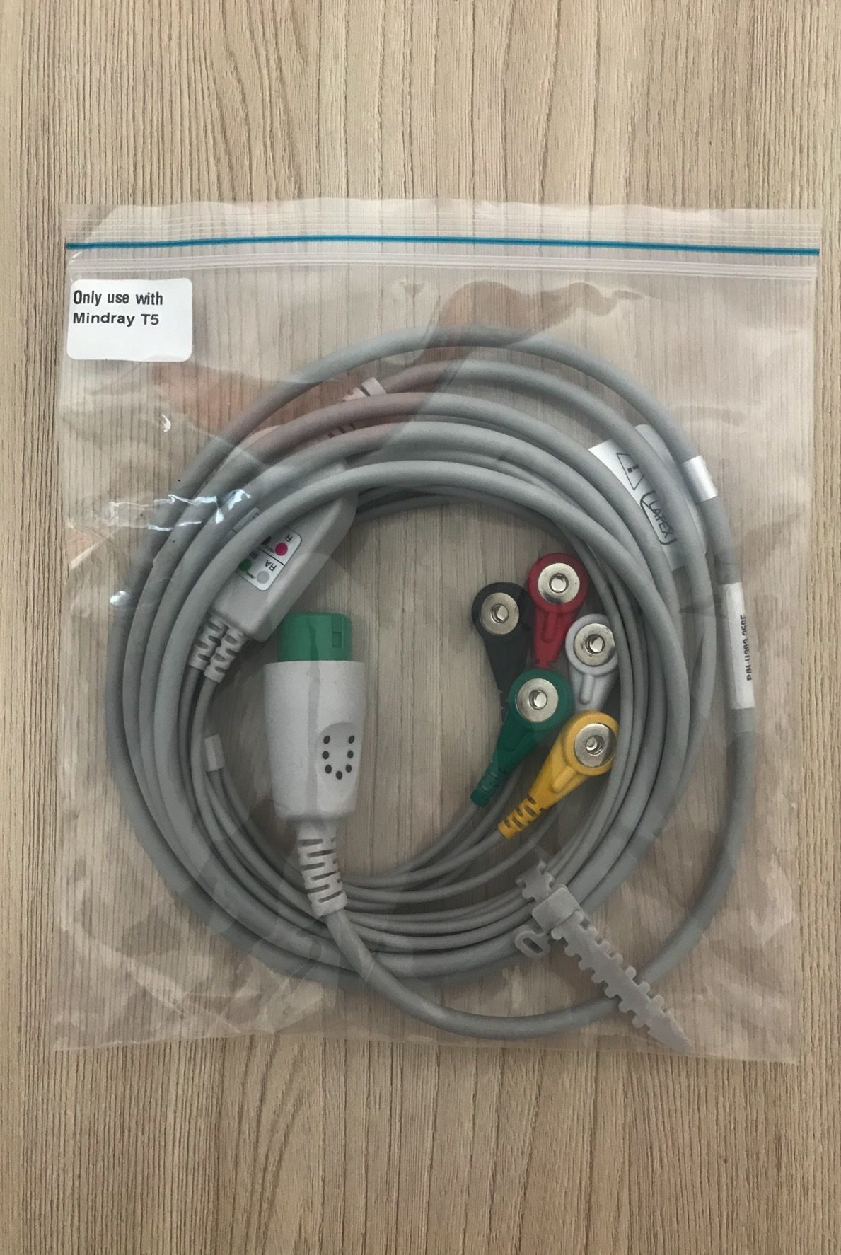 ECG Cable for Vital Sign Monitor Mindray T5 T6 T8 & IPM 9800_สายเคเบิ้ลอีซีจีเครื่องมอนิเตอร์ Mindray ตระกูล T และ IPM