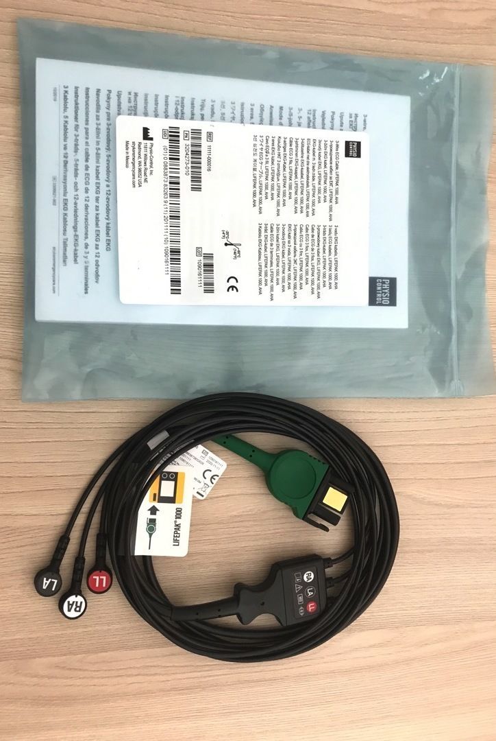 Original ECG cable for Medtronic Physio Control AED Lifepack1000_สายอีซีจีเคเบิ้ลเครื่องเออีดี Lifepak1000