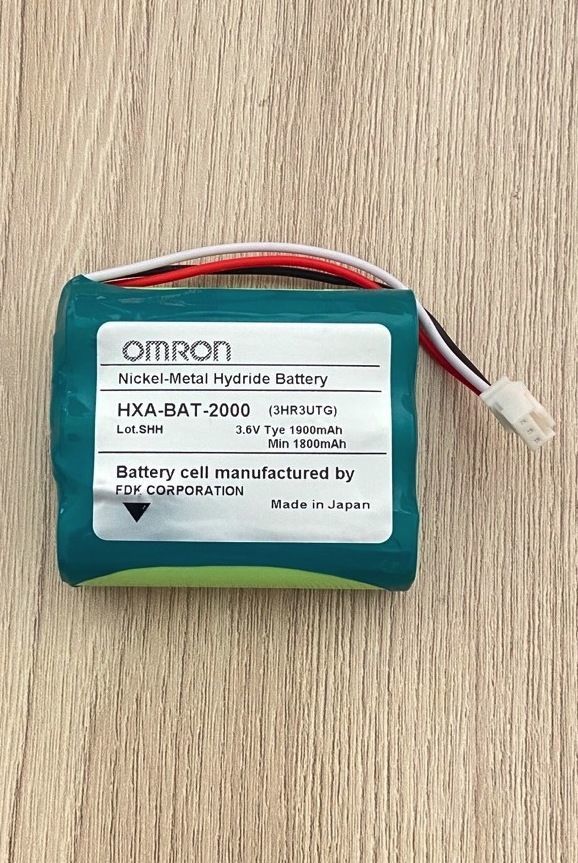 Battery HXA-BAT-2000 Ni-MH 3.6V for Digital Blood Pressure Monitor Omron HBP-1300_แบตเตอรี่เครื่องวัดความดันดิจิตอล Omron รุ่น HBP-1300