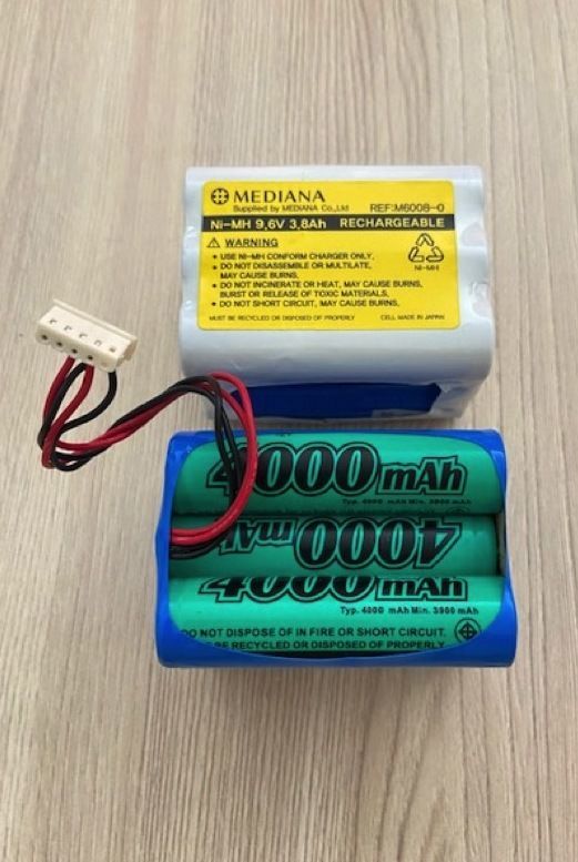 Battery Repack Ni-Mh 9.6V for Oximeter Nellcor N506_แบตเตอรี่รีแพ็คเปลี่ยนไส้สำหรับเครื่องพัลส์ออกซิมิเตอร์ Nellcor รุ่น N506
