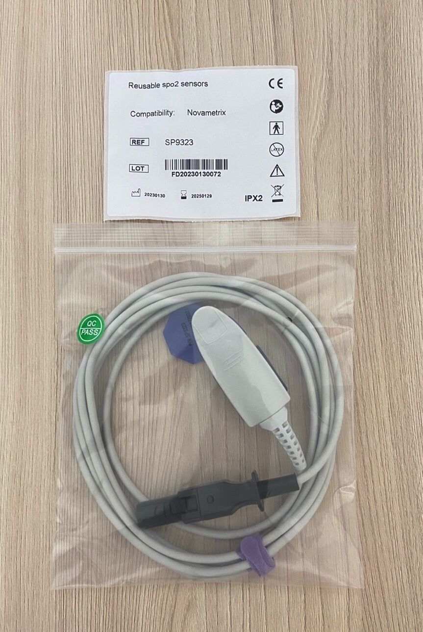 Spo2 Adult cable for Pulse Oximeter Novametrix_สายแซทโพรบวัดค่าออกซิเจนที่ปลายนิ้วเครื่องพัลส์ออกซิเตอร์ Novametrix