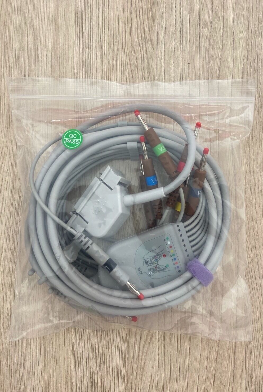 EKG cable for Customed Custo Cardio 130 ยอีเคจีเคเบิ้ลเครื่องวัดคลื่นไฟฟ้าหัวใจ Customed