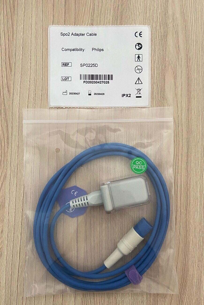 Compatible Spo2 extension cable Philips M1943AL_สายข้อต่อแซทเคเบิ้ลฟิลิปส์ M1943AL