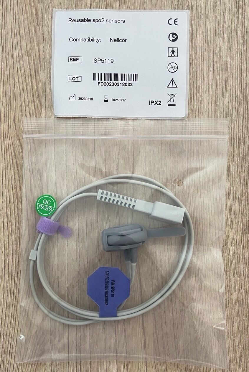 Spo2 Neonate wrap probe for Pulse Oximeter Aeon Med A360_สายออกซิเจนแซทโพรบสำหรับทารกเครื่องพัลส์อ๊อกซิมิเตอร์ A360 